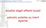 Teoria e Progetto di Ponti - calcolo soletta su travi aperte