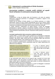 Successione ereditaria e azienda: profili civilistici