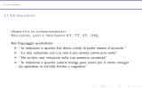 Le relazioni e le funzioni - Dipartimento di Matematica e Fisica