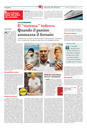 Il &ldquo;sistema&rdquo; tedesco Quando il panino ammazza il