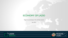 Economy of LAZIO - Lazio International