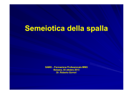 Semeiotica della spalla