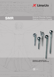 Modular Shoulder System Sistema modulare di spalla