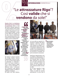 “Le attrezzature Rigo®? Così valide che si vendono da sole!”