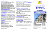 La brochure informativa dell`ospedale Sant`Andrea