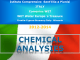Chemical analysis - Istituto Comprensivo Sant`Elia a Pianisi