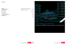 ABB Guida Norma CEI 64 8 - Universit&agrave; degli studi di Pavia