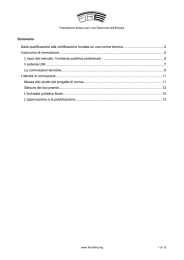 Dalla qualificazione alla certificazione fondata su una norma tecnica