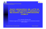 punto crioscopico del latte di pecora: variazioni stagionali e