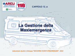 &ldquo;lettura&rdquo; dello scenario