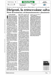 Toccherà ai decreti attuativi della riforma Madia definire i casi di