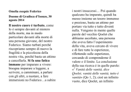 Il nostro cuore è turbato, come lo è sempre davanti al mistero della