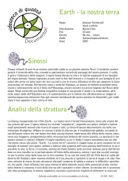 Earth - la nostra terra Sinossi Analisi della struttura