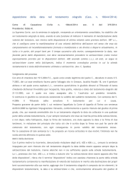 Apposizione della data nel testamento olografo (Cass. n. 18644/2014)