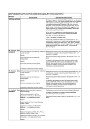 disposizioni applicative impegni aggiuntivi facoltativi