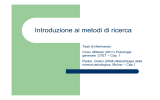 Introduzione ai metodi di ricerca - Università degli Studi di Messina