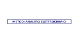 metodi analitici elettrochimici