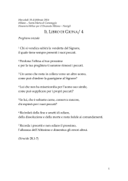 il libro di giona/ 4 - Parrocchia Chiesa Rossa