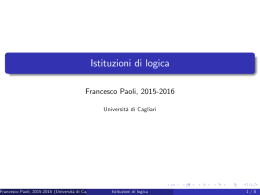 Istituzioni di logica