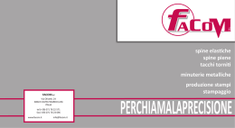 spine elastiche spine piene tacchi torniti minuterie