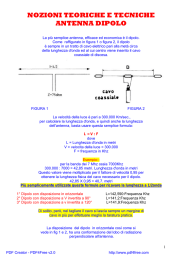 nozioni teoriche e tecniche antenna dipolo