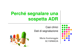 (Microsoft PowerPoint - Perch\351 segnalare una sospetta ADR 14