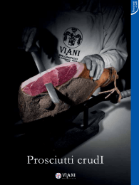 Prosciutti crudI - Salumificio Viani