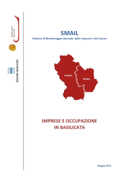 IMPRESE E OCCUPAZIONE IN BASILICATA