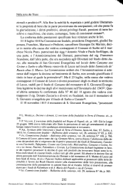 zionali e proibitivi20. Alla fine la nobiltà fu rispettata e poté godere