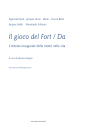 Il gioco del Fort / Da - Lacan-con