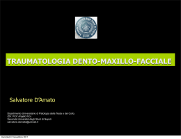 TRAUMATOLOGIA DENTO-MAXILLO