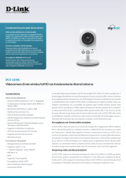 Videocamera di rete wireless full HD con funzionamento diurno