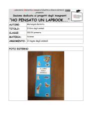 “HO PENSATO UN LAPBOOK...” - Laboratorio Interattivo Manuale