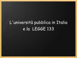 Legge 133