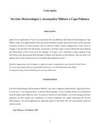 Servizio Meteorologico e Aeronautica Militare a Capo Palinuro (2010)