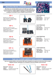 318 EFFETTI SPECIALI Macchine Electric Coriandoli