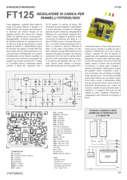 FT125 REGOLATORE DI CARICA PER PANNELLI FOTOVOLTAICI