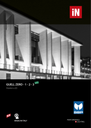 guell zero - 1 - 2 - 3 - Performance in Lighting