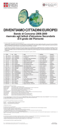 diventiamo cittadini europei - Ufficio Scolastico Regionale Piemonte