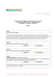 Esiti - Regione Emilia Romagna