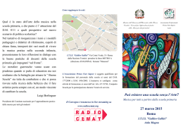 Puo esistere una scuola senza l`Arte?