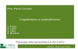 Cognitivismo e costruttivismo