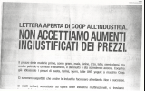 NON ACCETTIAMO AUMENTI |NGIUSTIFICATI DEI PREZZI.