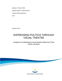 EXPRESSING POLITICS THROUGH VISUAL THEATRE