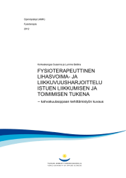 FYSIOTERAPEUTTINEN LIHASVOIMA- JA LIIKKUVUUSHARJOITTELU