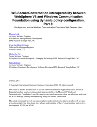 WS-SecureConversation interoperability between WebSphere V8 and Windows Communication