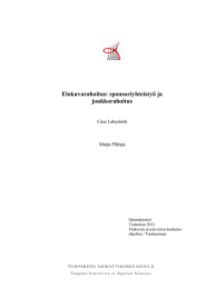 Elokuvarahoitus: sponsoriyhteisty&ouml; ja joukkorahoitus Case Labyrintti