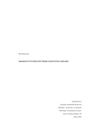 Heli Mehtonen Opinnäytetyö Kajaanin ammattikorkeakoulu