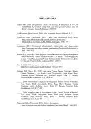 Adam  JMF.  2010.  Dislipidemia.  Dalam: ... Buku  ajar  ilmu  penyakit  dalam ... DAFTAR PUSTAKA