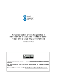 Estudi de factors pronòstics genètics  i